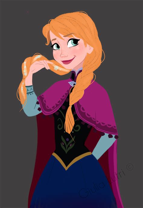 Anna Princess Of Arendelle By Giulia Art On Deviantart