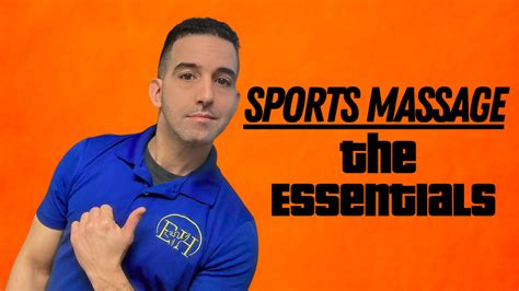 Understanding The Essentials Of Sports Massage