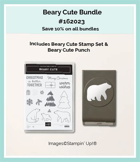 Stampin Up Beary Cute Bundle Stamping With Tracy