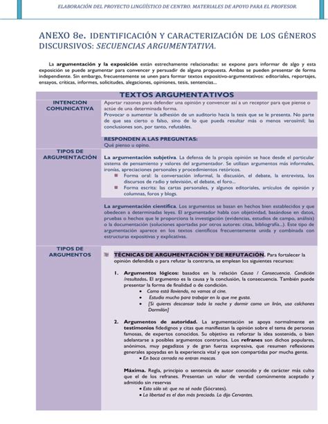 Anexo 8e IdentificaciÓn Y CaracterizaciÓn De Las