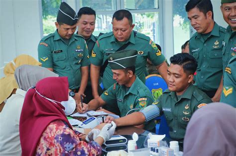 Sambut Hari Juang Tni Ad Ke 78 Kodim 0401 Muba Gelar Baksos Donor Darah Katanda Id