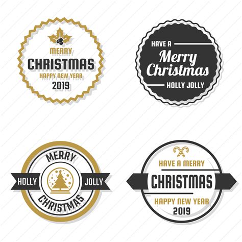 Christmas Vector Logo for banner 328947 Vector Art at Vecteezy