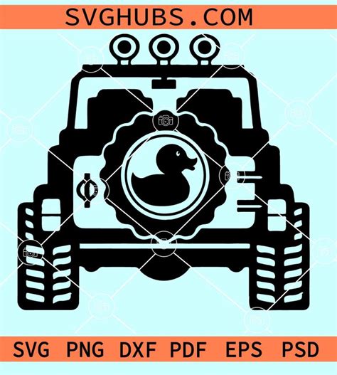 Off Road Jeep Duck Svg Duck Duck Jeep Svg Duck Offroad Svg