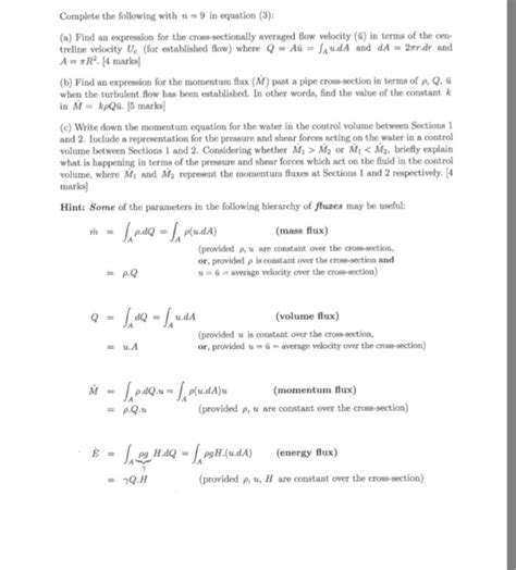 Solved 6 Question 5 Flow Through A Sudden Expansion And