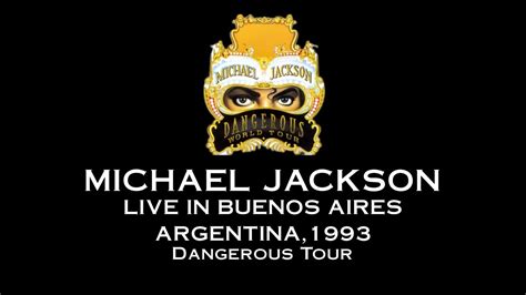 Michael Jackson Dangerous Tour Live In Buenos Aires Argentina 1993