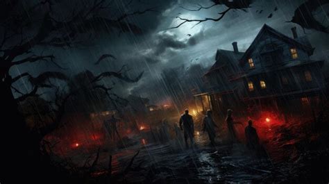 Premium AI Image | horror theme