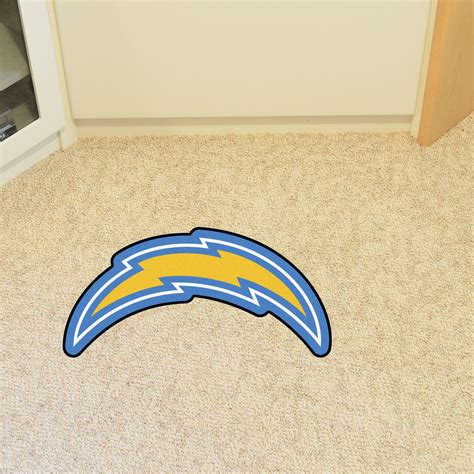 Los Angeles Chargers Mascot Area Rug Nylon