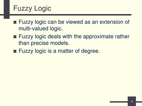 Ppt Fuzzy Logic Powerpoint Presentation Free Download Id9426117