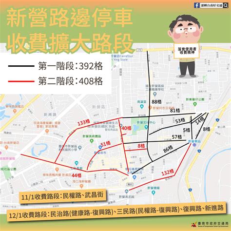 新營路邊停車收費成效良好 重點停車熱區持續擴大實施