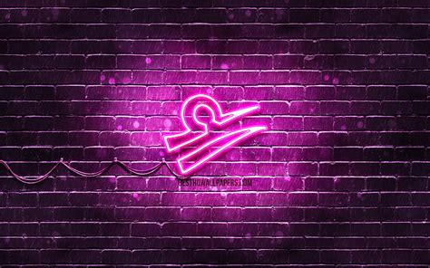 Peace Purple Sign Purple Brickwall Peace Symbol Creative Peace Neon Sign Hd Wallpaper Peakpx