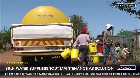 Bulk Water Suppliers Tout Maintenance As Solution Youtube