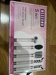 Amazon MESCOMB In High Speed Hot Air Styler Professional Frizz Free Blow Dryer Brush