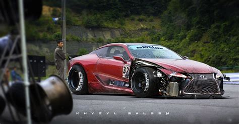 Lexus LC 500 Drift Car Rendering Follows The Story Of The Real LFA