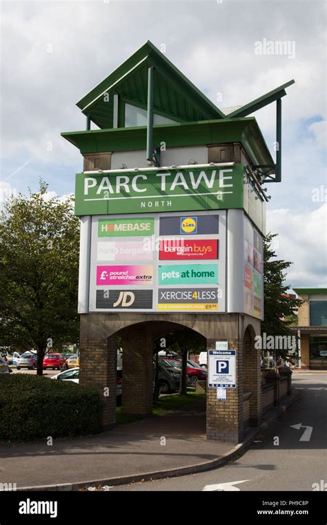 Parc Tawe North Retail Park Swansea Stock Photo Alamy