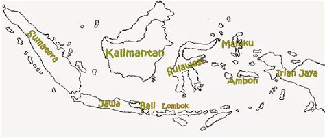 Peta Indonesia Dan Nama Pulau - IMAGESEE