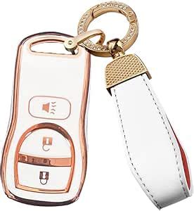 Amazon Sanrily Golden Edge Button Smart Key Fob Cover For Nissan