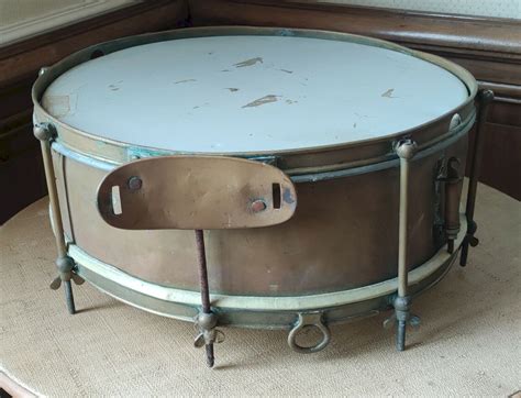 Ancien Tambour Caisse Claire Couesnon Instrument Ancien Old French Drum