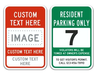 Custom Reserved Parking Signs | Easy to Order | SafetySign.com