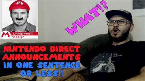 REACTING To The September Nintendo Direct Announcements In ONE SENTENCE