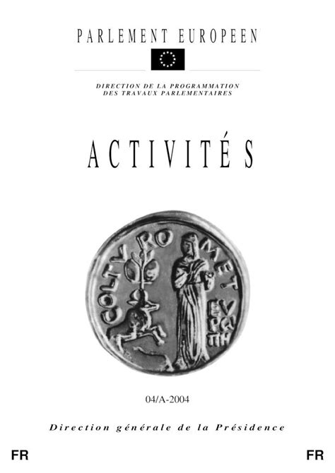 PDF Direction De La Programmation Europarl Europa Eu2004 04 Fr Pdf