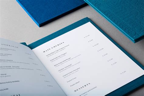 Restaurant 'LA COSTA' menu design on Behance