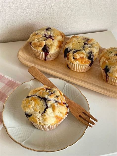 Blueberry Muffins Comida