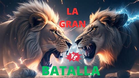 La BATALLA Épica entre EL LEON adulto el LEON BLANCO que SACUDIO LA