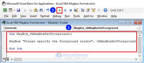 Vba Msgbox Format In Excel 5 Examples Exceldemy