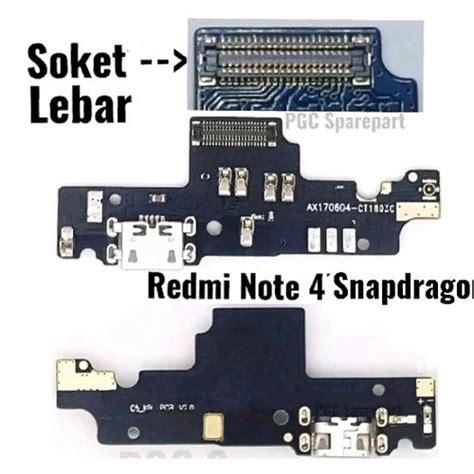 Jual Flexible Konektor Charger Redmi Note X Snapdragon Soket Lebar