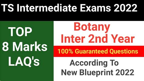 Botany Inter 2nd Year Important Questions TS Inter 2nd Year Botany