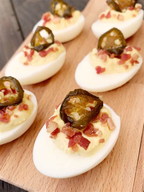 Jalapeno And Bacon Deviled Eggs The Endless Appetite