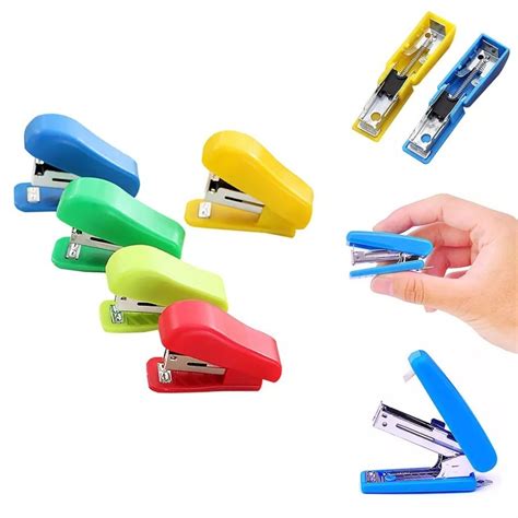 Jual Staples Mini Lucu Portable Isi Stapler Mini Kecil Unik Bonus