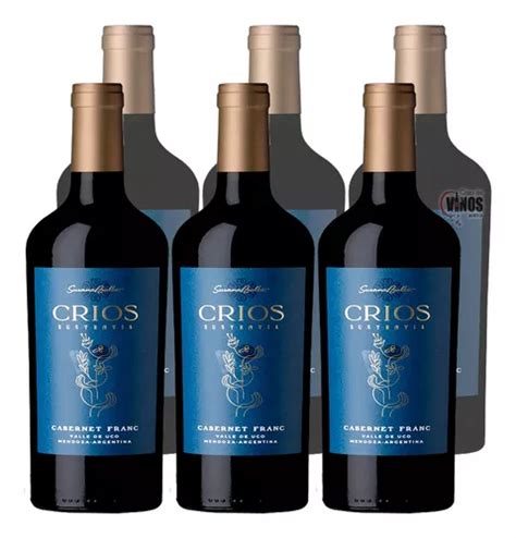 Vino Crios Sustentia Cabernet Franc Orgánico Caja X6