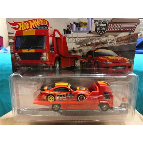 Hot Wheels Nissan Silvia S15 Team Transport Shopee Malaysia