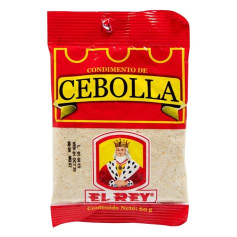 Condimento De Cebolla Marca El Rey Sobre X 60 Gr Olímpica