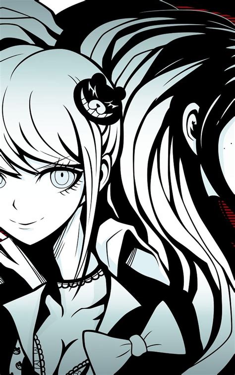 Danganronpa Ikusaba Mukuro Enoshima Junko Black Junko Hd Phone