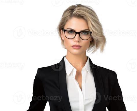 Ai Generated Young Professional Woman In Business Attire 36461162 Png