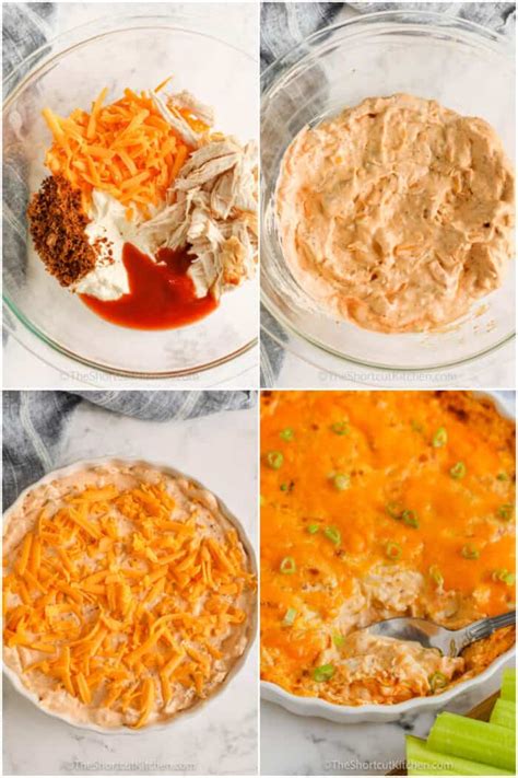 Buffalo Ranch Chicken Dip With Bacon The Shortcut Kitchen