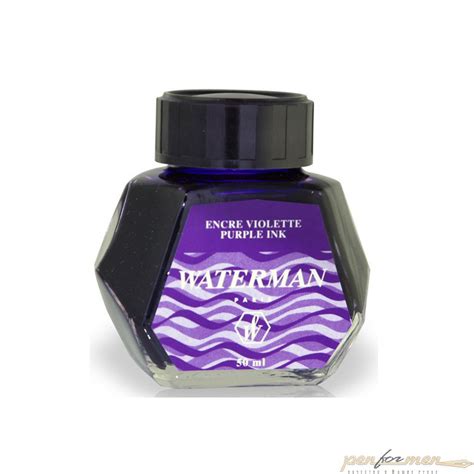 Фиолетовые чернила Waterman для перьевой ручки во флаконе (S0110750 ...