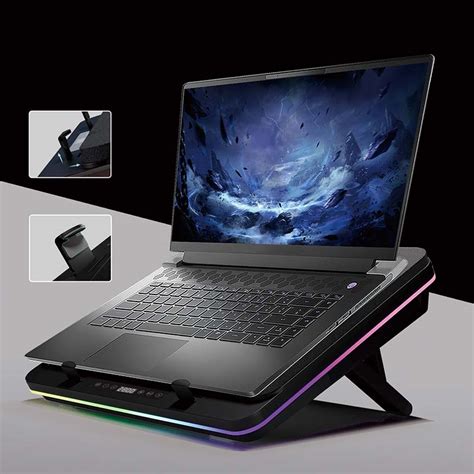 GT600 Gaming Laptop Cooling Pad with 5.5-inch Gigantic Turbo-Fan for 14 ...