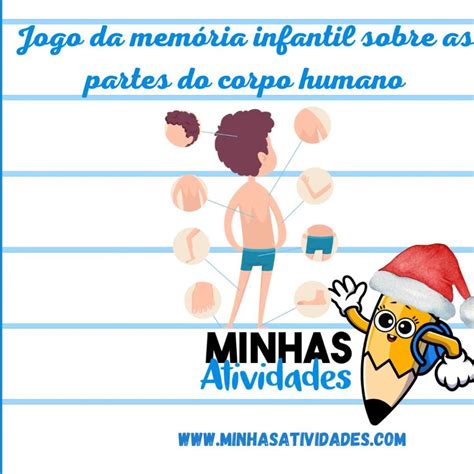 Jogo Da Mem Ria Infantil Sobre As Partes Do Corpo Humano