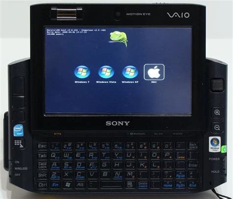 Sony UX490 UMPC hugely modded: CPU switched, 3G injected, quad-OS - SlashGear