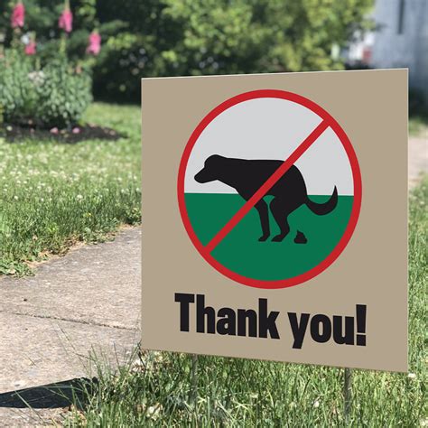 No Dog Poop Sign | Free Shipping | Vispronet