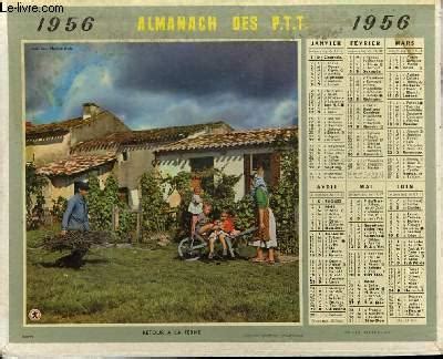 Calendrier Almanach Des P T T Retour A La Ferme By Collectif