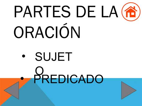 La Oracion Y Sus Partes Ppt