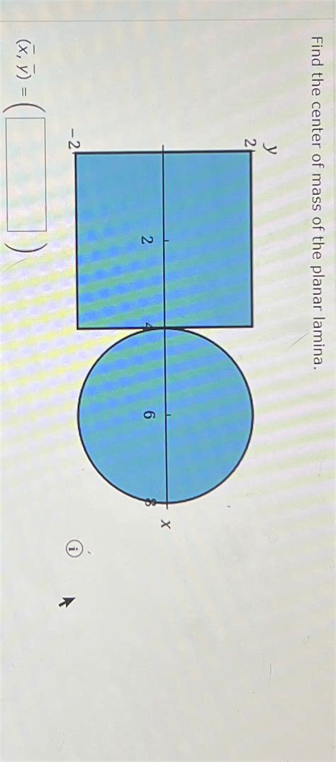 Find The Center Of Mass Of The Planar