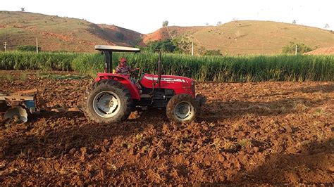 Trator Massey Ferguson 4275 Arando Terra Grade YouTube