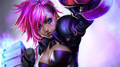 Vi Fan Art League Of Legends