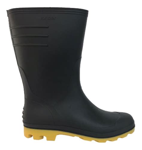 Bota Pvc Vonder Solado Amarelo Novo Borracha Macia Garantia