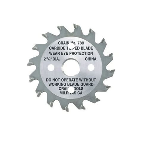 Crain 788 2 34 Toe Kick Carbide Saw Blade Shagtools